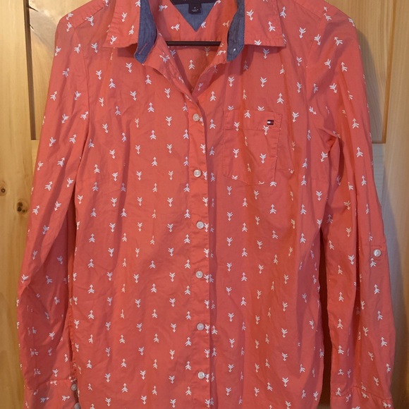 Like new! Tommy Hilfiger Button Down Top - Picture 4 of 13